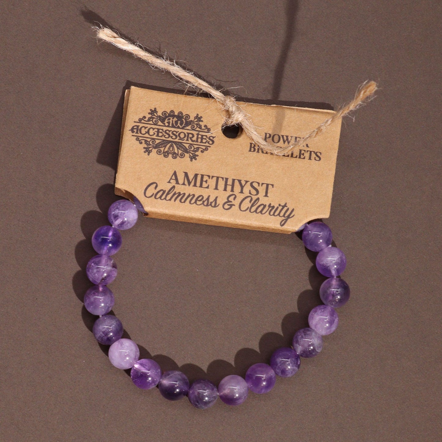 Power Bracelet - Amethyst (Calmness & Clarity)