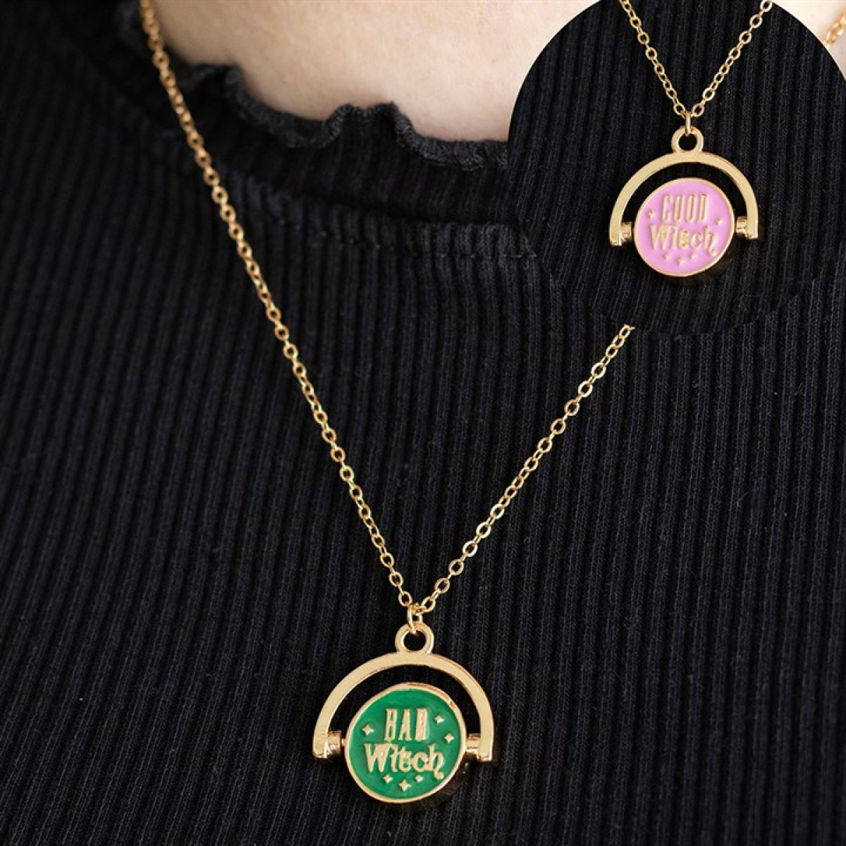 Which Witch Are You Spinning Necklace