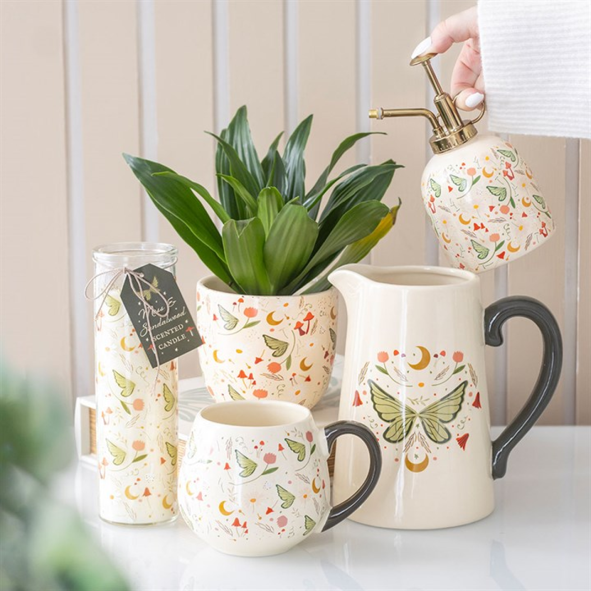 Fairy Folklore Print Plant Pot