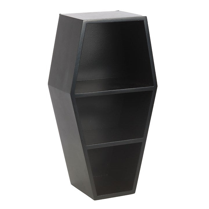 Small Black Coffin Shelf