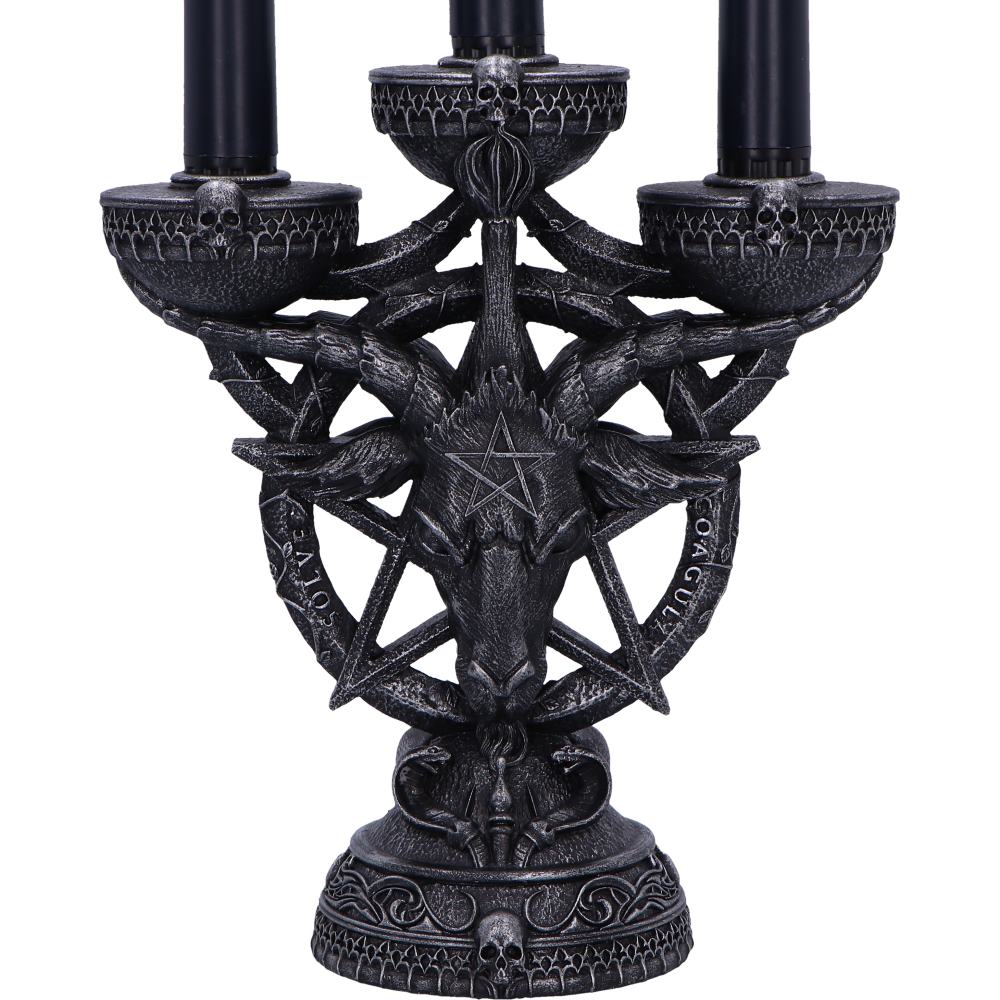 Baphomet's Radiance Candelabra 46cm