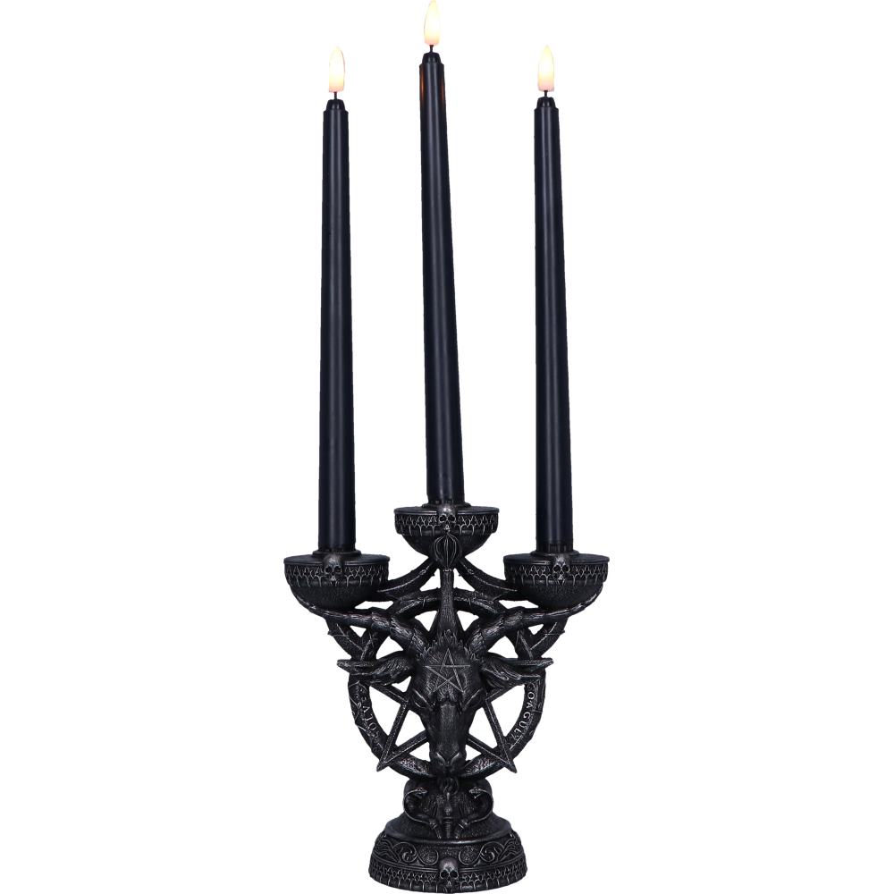 Baphomet's Radiance Candelabra 46cm