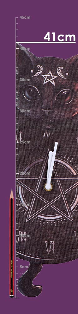 Malpuss Tickin Clock 41cm - Cult Cuties By Nemesis Now