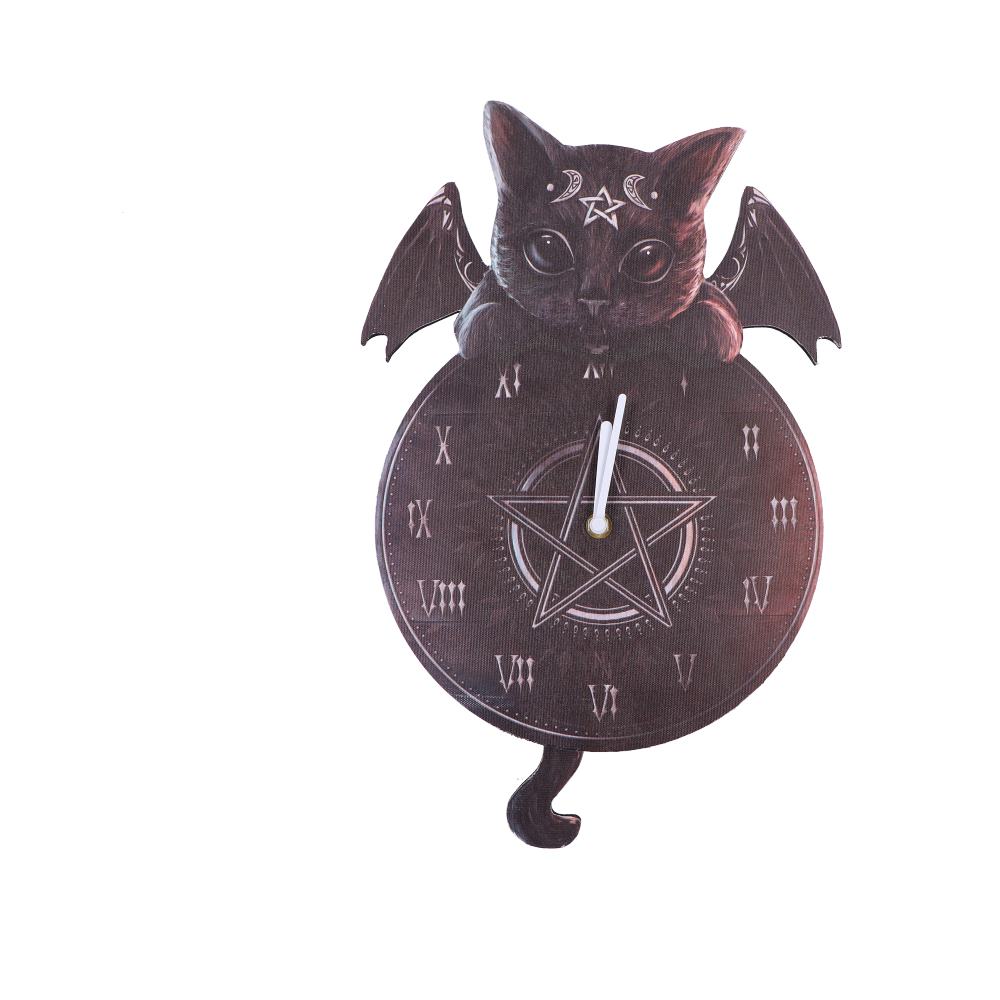 Malpuss Tickin Clock 41cm - Cult Cuties By Nemesis Now
