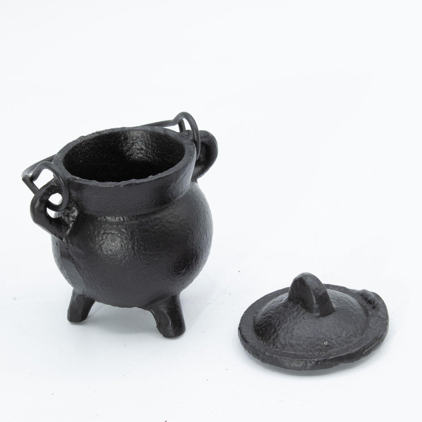 4 Extra Small Cast Iron Cauldrons  5x7cm
